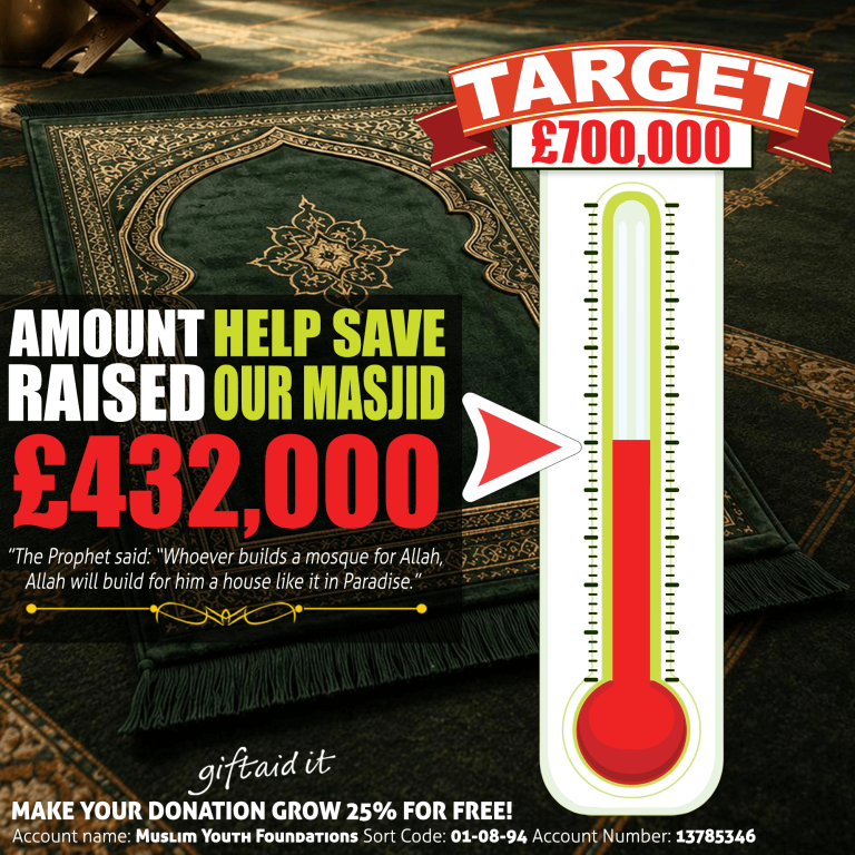 £432,000 Raised for the MYF Masjid Appeal